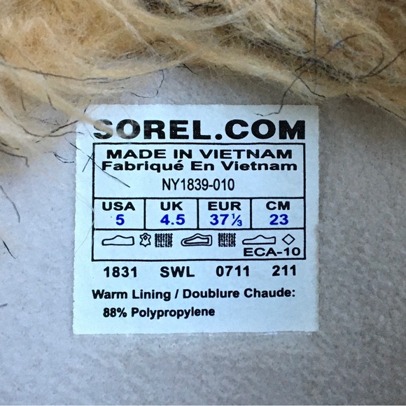 Sorel Tofino Suede Leather Waterproof With Liner Winter Boots Youth Size 5 - Picture 15 of 17